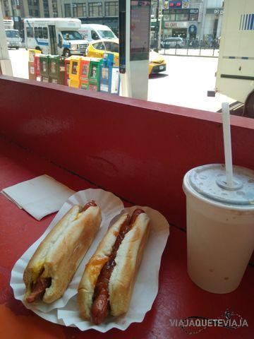 Hot dog de Gray´s Papaya